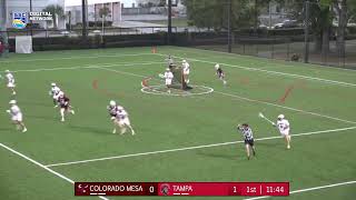 2023 Tampa Mens Lacrosse vs Colorado Mesa [upl. by Atteinotna]