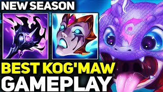 NEW SEASON  RANK 1 BEST KOGMAW AMAZING GAMEPLAY  League of Legends [upl. by Mages326]