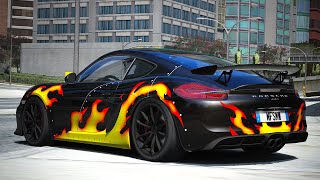 Assetto Corsa  NFS Most Wanted Blacklist Bio  10 Baron Porsche Cayman GT4 [upl. by Villiers]