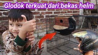 CARA MEMBUAT GLODOK LOVEBIRD DARI BARANG BEKASSETELAH NONTON INI PASTI BANYAK YG NYARI HELM BEKAS [upl. by Roeser]