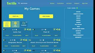 Factile Memory Classroom Review game [upl. by Harpp]