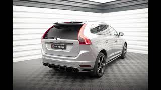 Maxton Design Volvo XC60 R Design MK1 Facelift Splitter Voorspoiler Spoiler Sideskirt Styling Tuning [upl. by Alikam]