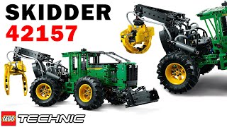 LEGO Technic Skidder 42157 John Deere 948L Detailed set preview [upl. by Cammi982]