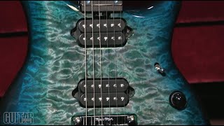 Paul Riario demos the new Ernie Ball Music Man Hydrospace Majesty 6 Guitar [upl. by Richardo]