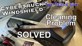 Cybertruck Windshield Cleaning Problem Solved [upl. by Soilissav]