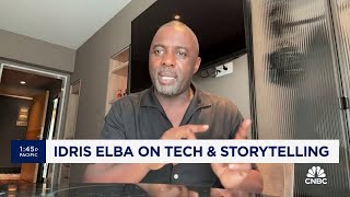 Actor Idris Elba on AI content creation You still need human beings behind it [upl. by Crispen]