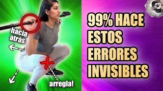 🍑 4 pasos Como hacer sentadillas con barra para gluteos ✅ [upl. by Sorrows567]