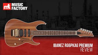 Ibanez RG6PKAG Premium  Review PortugueseEnglish [upl. by Yroffej646]