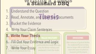 Standard DBQs  Step 5 Write Your Thesis [upl. by Calan407]