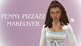 Penny Pizzazz Makeover💅🏾 Townie Makeover  The Sims 4 [upl. by Thora]