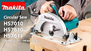 Makita Circular Saw HS7010  HS7610  HS7611 [upl. by Hawkins]