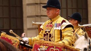 Household Cavalry Mounted Band drummer [upl. by Hodgkinson]