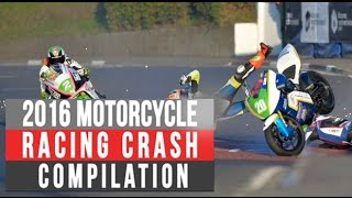 An unusual crash for two race bikes [upl. by Gabler]