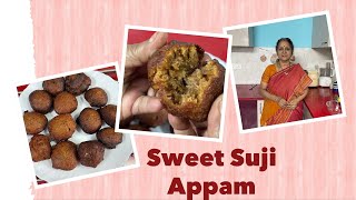 Instant Sweet Suji Appam I Karthigai deepam 2023 Recipes I [upl. by Evadnee]