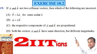 Vector Algebra Exercise 102 Q 19 NCERT Class XII  IIT JEE [upl. by Craven624]