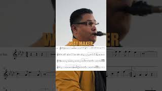 Way Maker Alto Sax Sheet Music [upl. by Spark]