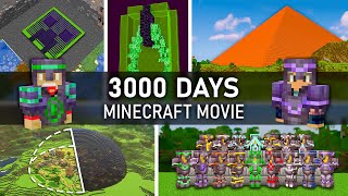 3000 Days of Survival Minecraft FULL MOVIE [upl. by Bradstreet]