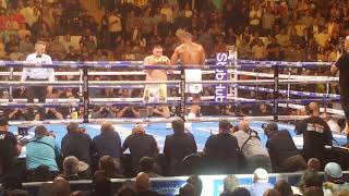 Anthony Joshua vs Andy Ruiz  Round 7 Knockdown 1 060119 [upl. by Joete412]