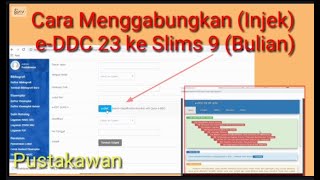 Cara Menggabungkan eDDC 23 ke Slims 9 Bulian [upl. by Bessie]