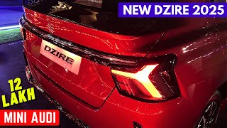 Finally Mini AUDI is Here  2025 Maruti Suzuki Dzire Top Model LED Headlights Review  DZIRE 2024 [upl. by Chapel]