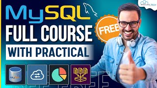 MySQL Full Course for Beginners with Practical FREE  Learn MySQL in 3 Hours [upl. by Leirej]