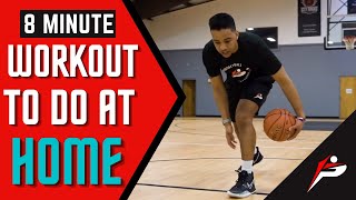 8 Minute Ball Handling Workout  Train Your Handles At Home  Pro Training Basketball [upl. by Squire]