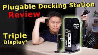 Review Plugable Docking Station with Triple Display [upl. by Aroved]