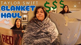 Taylor Swift Blanket Haul official merch  prices [upl. by Carma]