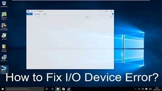 How to Fix IO Device Error Windows 10 StepbyStep Guide [upl. by Ahkihs]