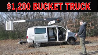 Bought The Cheapest Bucket Truck on The Internet Can We Save It [upl. by Kearney]