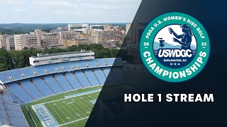 Watch Players Tee Off  Hole 1 Livestream  2023 United States Womens Disc Golf Championship [upl. by Slyke]