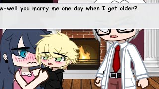 adrien turns into a kid for 24 hours gacha mlb [upl. by Nivak786]