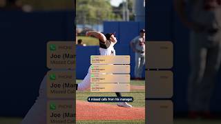 Why this pitcher had 4 missed calls from his manager [upl. by Pomfrey274]