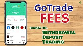 GoTrade Fees Withdraw Deposit and Trading Fees in GoTrade Commission FREE [upl. by Neerol]