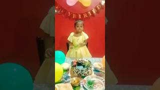 My 2 years baby girl birthday celebration 🎂🍫ytshorts happybithday draftvideo hindisong 🥰🥰 [upl. by Ut500]