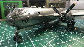 Building Academy B29 Bomber In 172 Scale From Start to Finish [upl. by Uolyram]