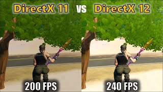 DirectX 11 vs DirectX 12  GTX 1660 Super Fortnite Season 5  Low Settings 1080p [upl. by Edeline]