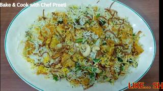 Hyderabadi Potato Dum Biryani ENGLISH VERSIONA Easy Traditional Recipe [upl. by Felizio521]