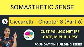 PSYCHOLOGY  Ciccarelli Chapter 3  Part 6  Somasthetic Sense psychology  Mind Review [upl. by Ogren]