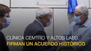 Altos Labs y Clínica CEMTRO firman un acuerdo histórico [upl. by Berl359]