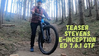 EMTB 2022 das EMountainbike Testbike Stevens EInception ED 761 GTF im Teaser ebike [upl. by Htederem]