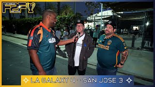 We want the scab refs back  Fan Reactions  LA Galaxy 4  San Jose Quakes 3 [upl. by Ader]