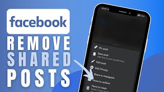 How To Remove Shared Post On Facebook  Complete Guide [upl. by Dido]