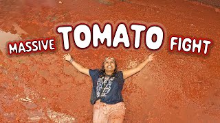 TOMATO FESTIVAL IN SPAIN  Seemagetsbaked [upl. by Post]