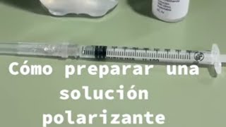 Cómo preparar una solución polarizante [upl. by Adiaz]