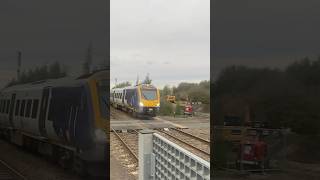 Trains At Alfreton 131024 Class 195’s on the 1609 from Leeds [upl. by Donadee]