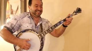 Randy Lynn Rag Earl Scruggs banjo cover on a Stelling Staghorn Banjo [upl. by Ahseiyk728]