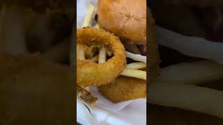 Kopps Frozen Custard in Greenfield Wisconsin KRK burger combo meal [upl. by Eenot]