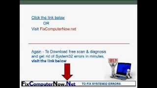 How to Fix System32 Errors [upl. by Suolevram595]