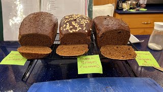 Pumpernickel bread or Sweet Brown bread One doughyour choice [upl. by Ocramed]